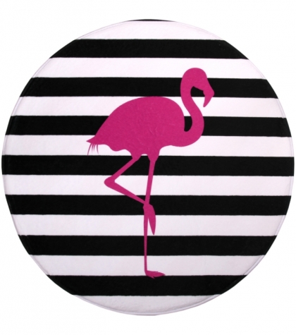 Bath Rug round Flamingo 80 cm - Sanilo