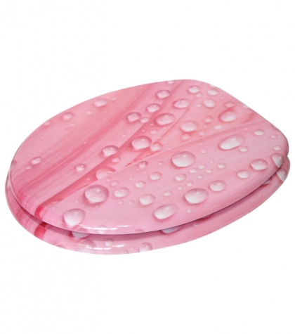 - mit WC Flower Sanilo Absenkautomatik Pink Sitz